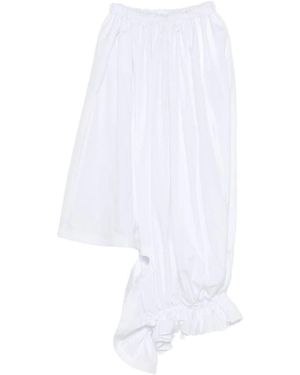 Comme des Garçons Midi Skirts - White