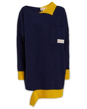 Marni Knitted Dresses - Blue