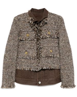 Sacai Light Jackets - Brown