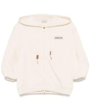 Moncler Sweatshirt Mit Reißverschluss - Natur