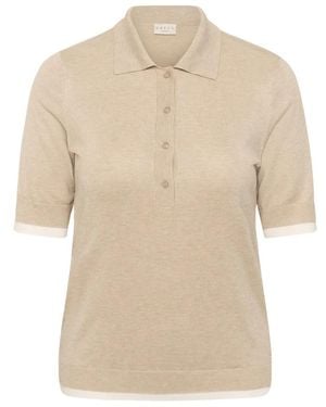 Kaffe Round-Neck Knitwear - Neutro