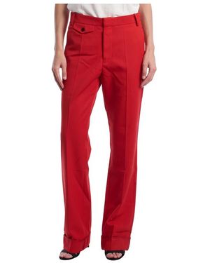 Zadig & Voltaire Straight Trousers - Red