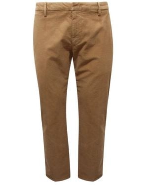 Dondup Cropped Trousers - Brown