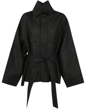 Issey Miyake Light Jackets - Negro