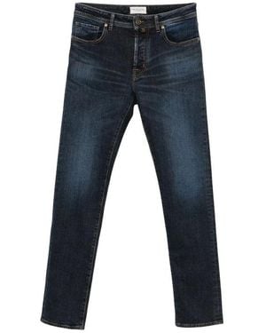 Jacob Cohen Jeans ,Blauw ,Denim Bard Slim-Fit Jeans