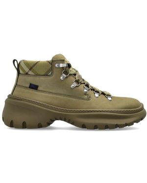 Burberry Schnürstiefeletten scoot - Grün