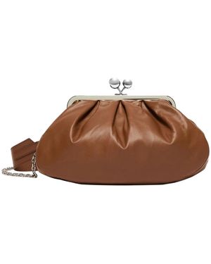 Max Mara Tassen ,Bruin ,Suède Clutch