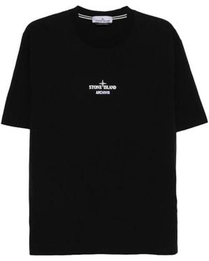 Stone Island T-Shirts - Black