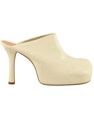 Bottega Veneta Heeled Mules - Metallic