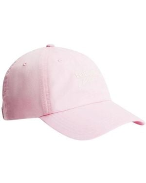 Tommy Hilfiger Tjw Script Logo Cap - Pink