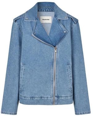 Modström Jassen ,Blauw ,Denim Iben Md Denim Jas