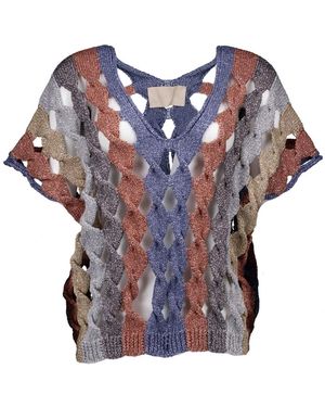Circus Hotel Tops ,Veelkleurig Tops Collectie - Blauw