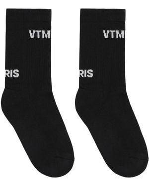 Vetements Socks - Noir