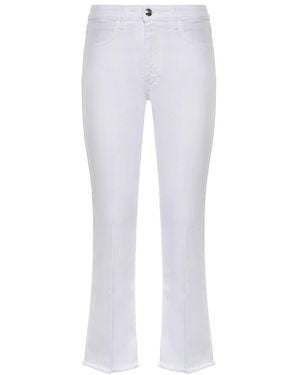 Fay Boot-Cut Jeans - White