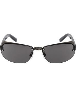 Gcds Sonnenbrille Aus Kunststoff - Grau