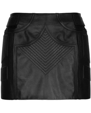 Dolce & Gabbana Leather Skirts - Black