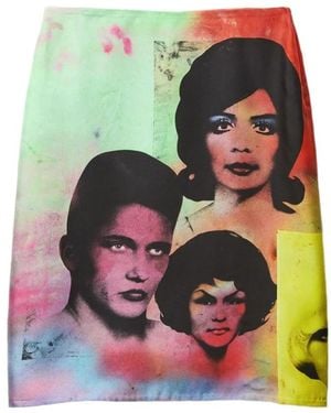 Versace Midi Skirts - Green