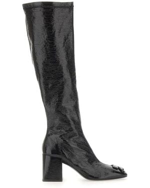 Courreges Heeled Boots - Negro