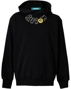 Barrow Teddy-Bear Print Hoodie - Zwart