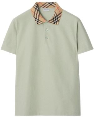 Burberry Polo Shirts - Green
