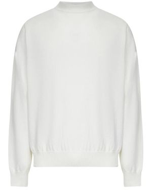 Moncler Round-Neck Knitwear - Bianco