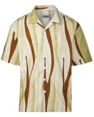 Bonsai Bowlinghemd kollektion oversize fit - Mettallic