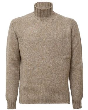 Fedeli Onda Rollneck Sweater - Grijs