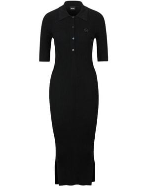 HUGO Knitted Dresses - Black
