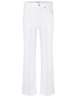 Cambio Boot-Cut Jeans - Blanco