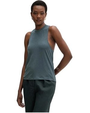Sessun Sleeveless Tops - Negro