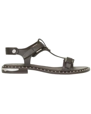 Ash Flat Sandals - Metallic