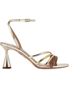 Aquazzura High Heel Sandals - Metallic