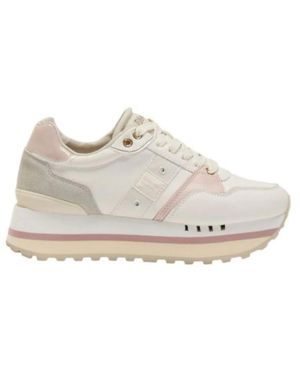 Blauer Trainers - White