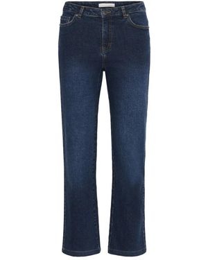 Kaffe Jeans ,Blauw ,Katoen Kamaris Reg Fit Jeans