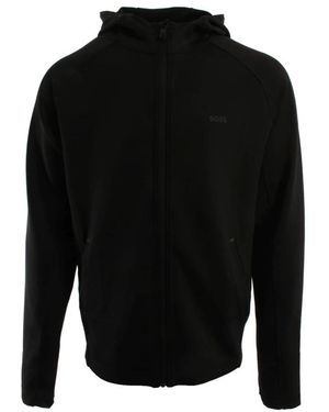 HUGO Sicon Active Zip-Through Hoodie - Zwart