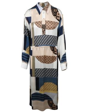Fendi Abito Lungo - Meerkleurig