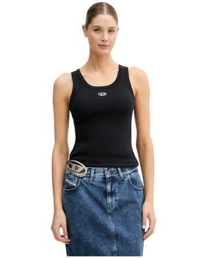 DIESEL Sleeveless Tops - Azul