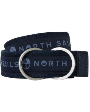 North Sails Gürtel Aus Recyceltem Polyester Mit Logo - Blau