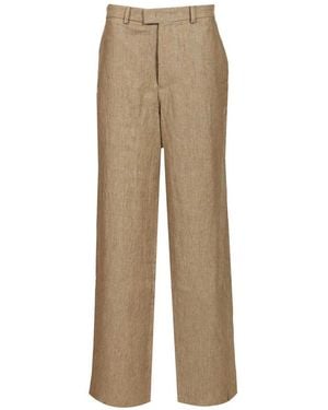 Emporio Armani Straight Pants - Natural