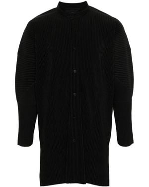 Issey Miyake Casual Shirts - Black