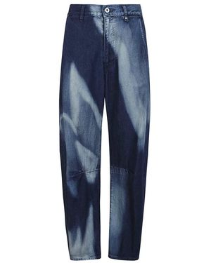 Yohji Yamamoto Weite Bein Denim Jeans - Blau