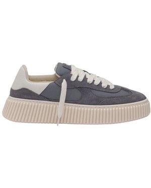 Rhun Schoenen ,Grijs ,Katoen Treble 1989 Sneaker