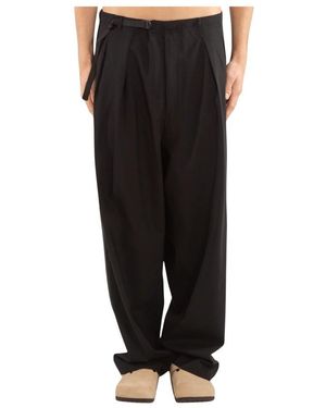 Seven Gauge Wollen Riem Broek - Zwart