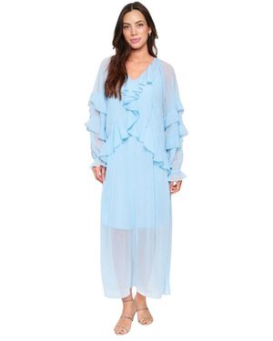 Saint Tropez Maxi Dresses - Blauw