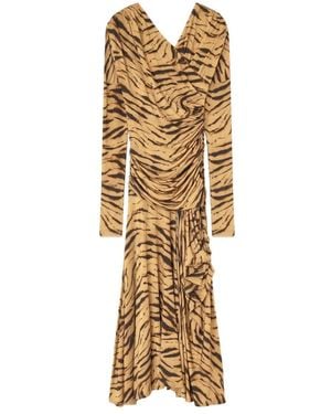 Ganni Midi Dresses - Amarillo