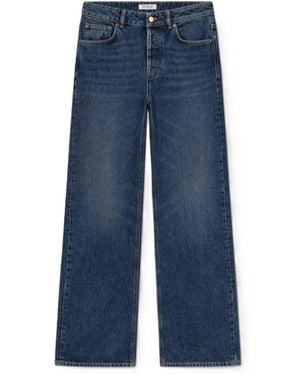 SOSUE Jeans ,Blauw ,Katoen Nola Wide Jeans