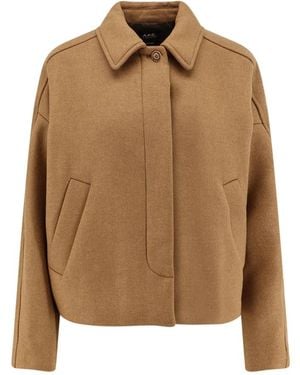 A.P.C. Light Jackets - Brown