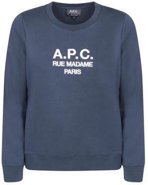 A.P.C. Sweatshirts - Blue