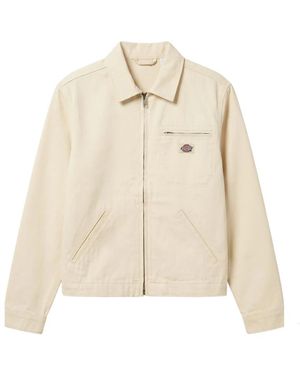 Dickies Jassen ,Katoen Ongevoerde Canvas Schildersjas - Naturel