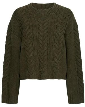 Ichi Round-Neck Knitwear - Verde